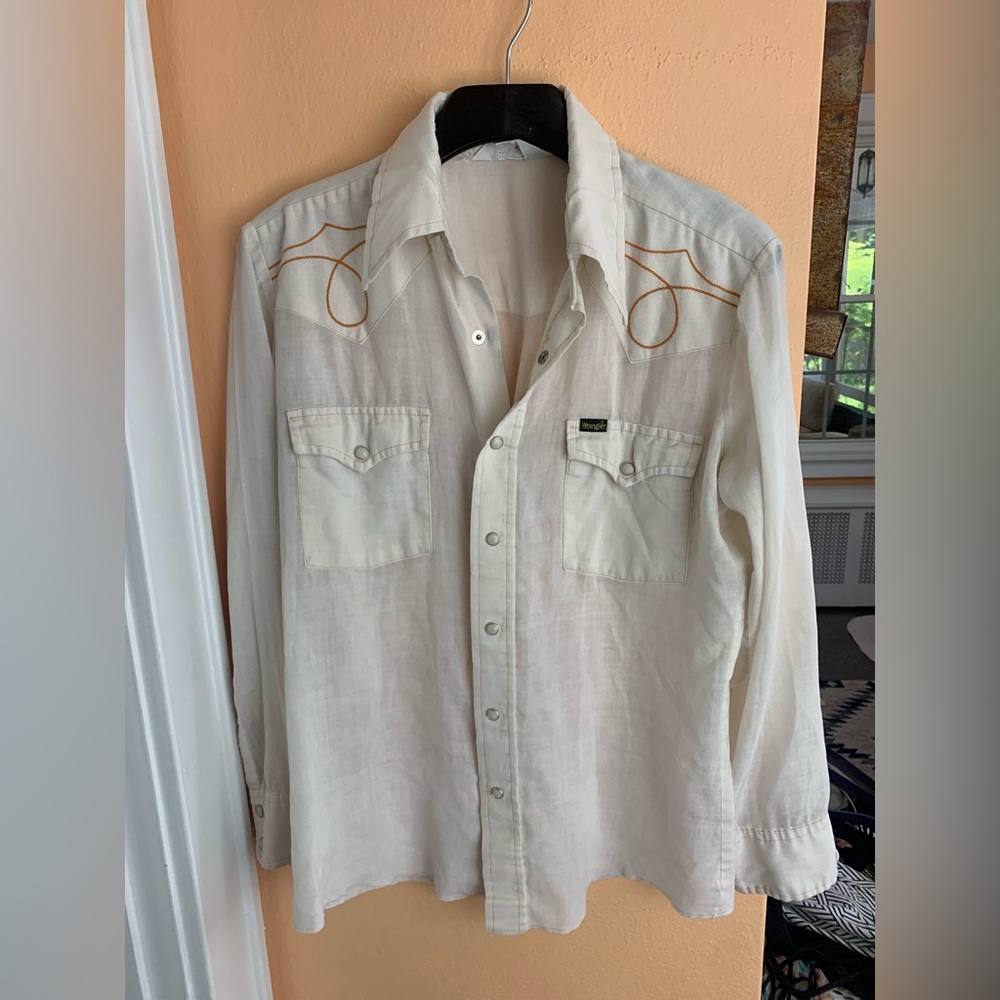 Vintage cowboy button up